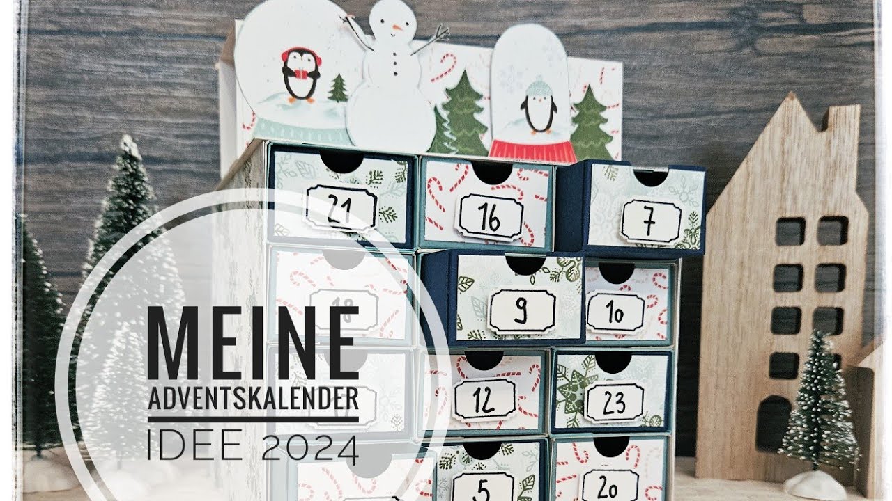 Meine Adventskalender Idee 2024 - Designerpapier 