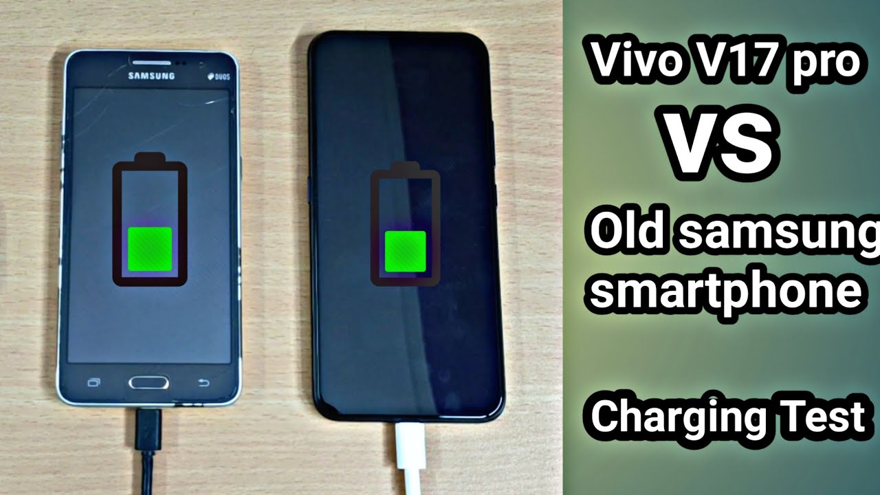 Vivo V17 pro charging test vs samsung old smartphone l shocking results l must watch