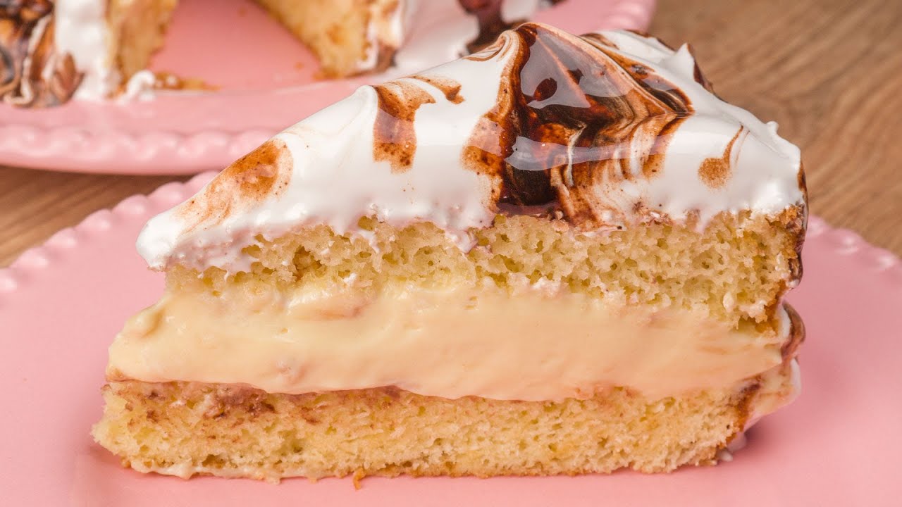 BOLO DE CREME COM MARSHMALLOW DA MINHA MÃE | Cook'n Enjoy 1219