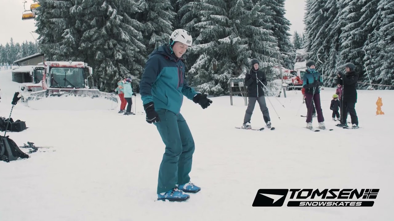 Jak se naučit na sněžných bruslích | Tomsen Snowskates