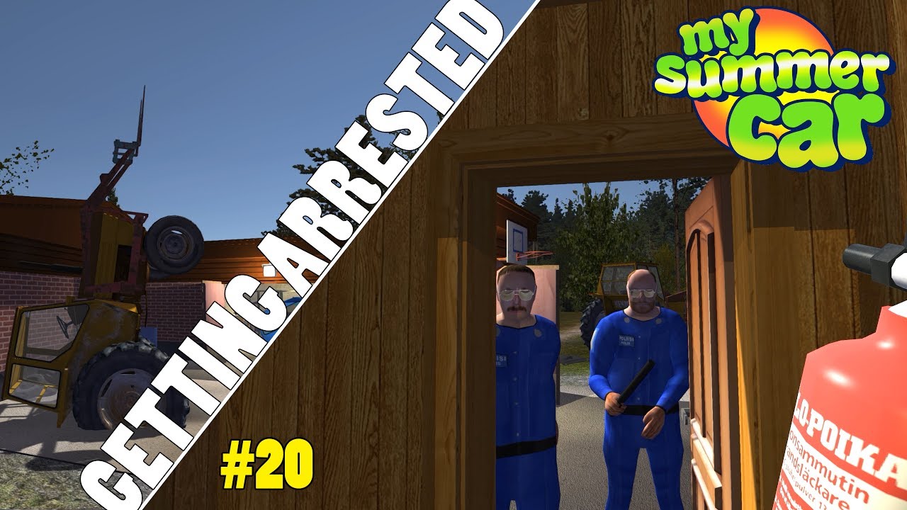 Going to JAIL - Hunt for an Alternator | My Summer Car Shenanigans