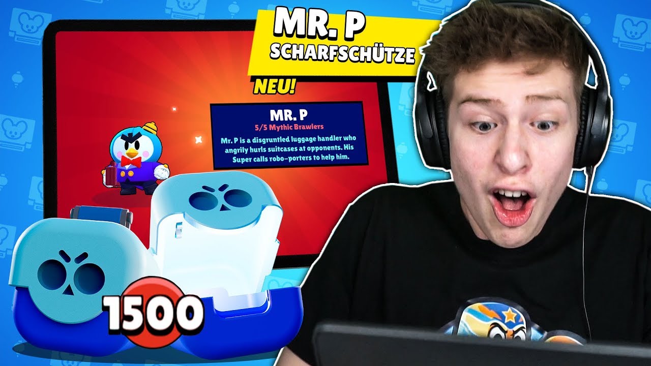 PUUKI ZIEHT MR. P aus 1500x BRAWL BOX! UPDATE IST DA! &bull; Brawl Stars deutsch