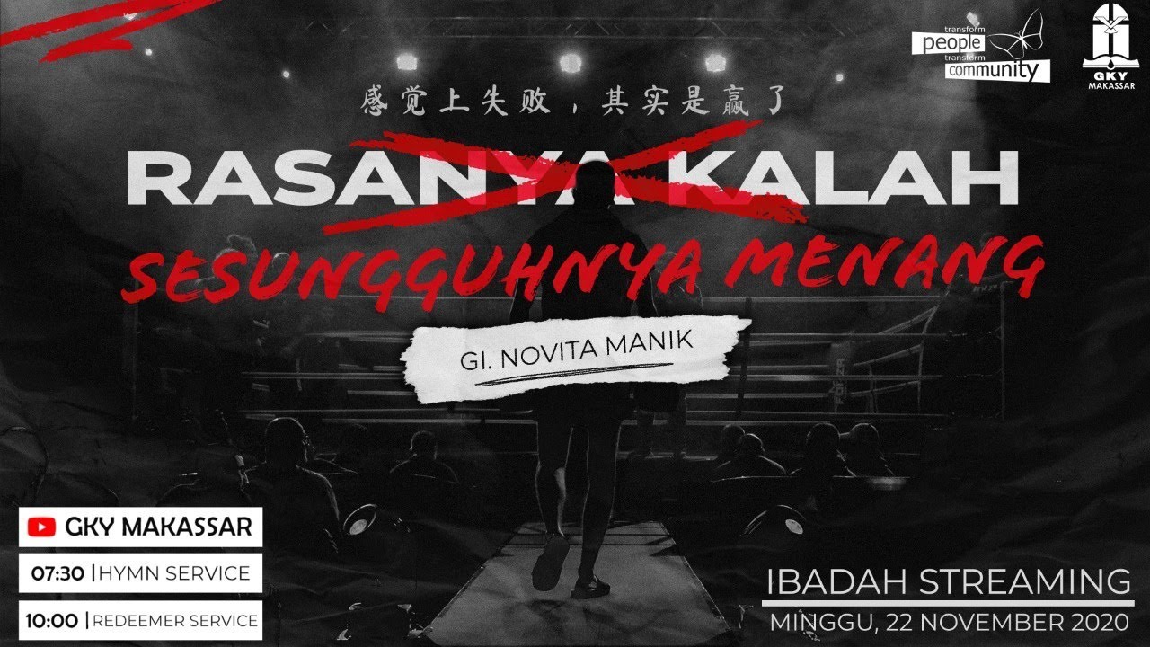#HYMN Ibadah Online - GI. Novita Manik | Rasanya Kalah Sesungguhnya Menang