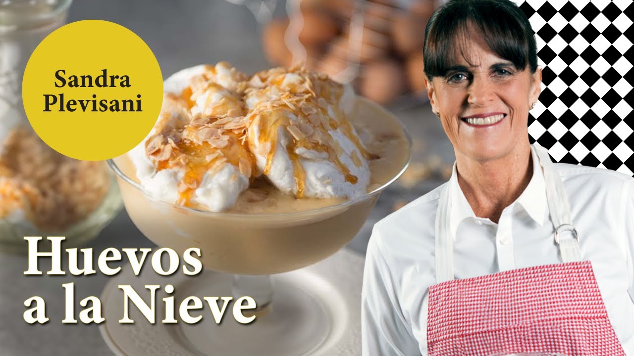 Receta Huevos a la Nieve o Islas Flotantes | Sandra Plevisani