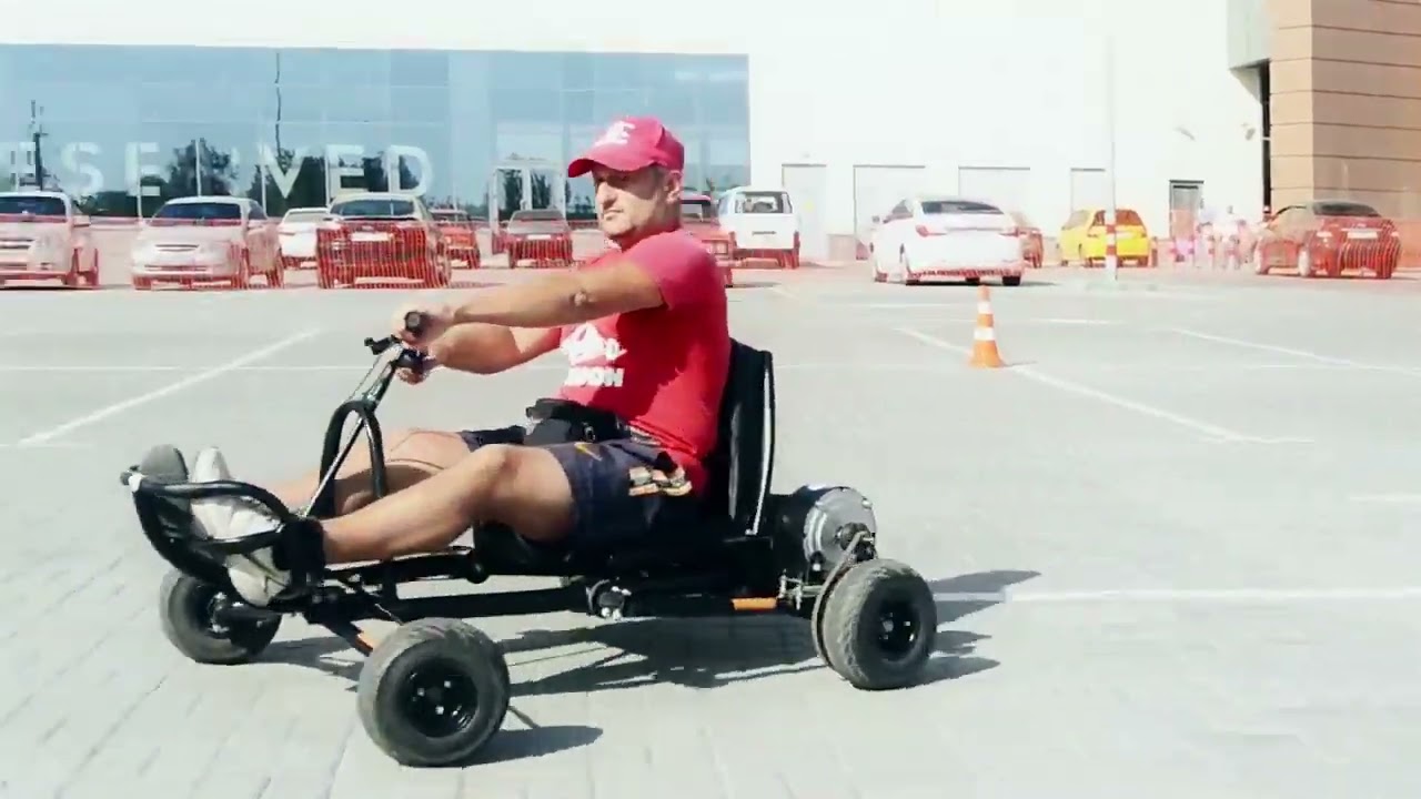 3kw Golden Motor used on electric go-kart in Ukraine
