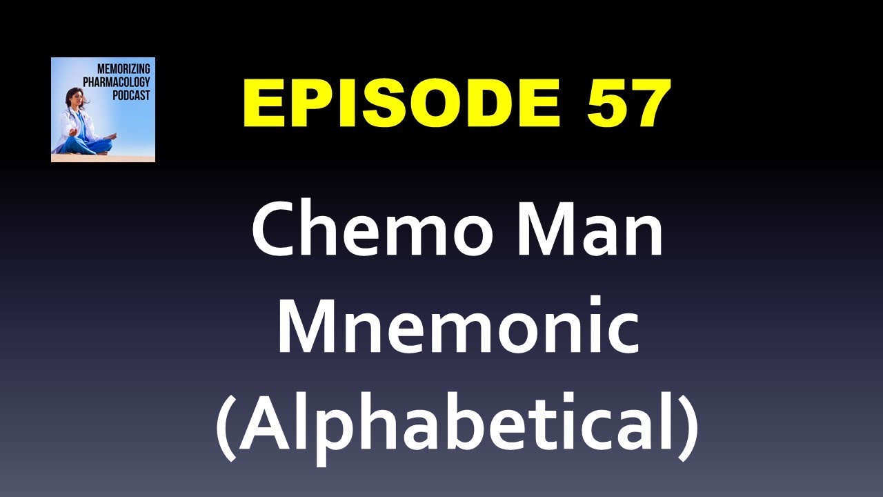 Ep 57 Chemo Man 5-Minute Mnemonic for Cancer Medications