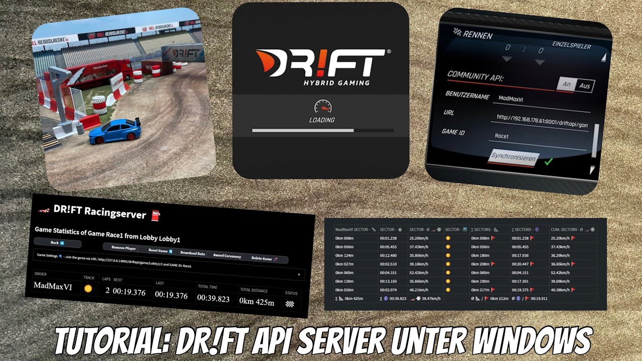 Tutorial: DR!FT API Server unter Windows (Verwendung der vorgestellten Version nicht mehr empfohlen)
