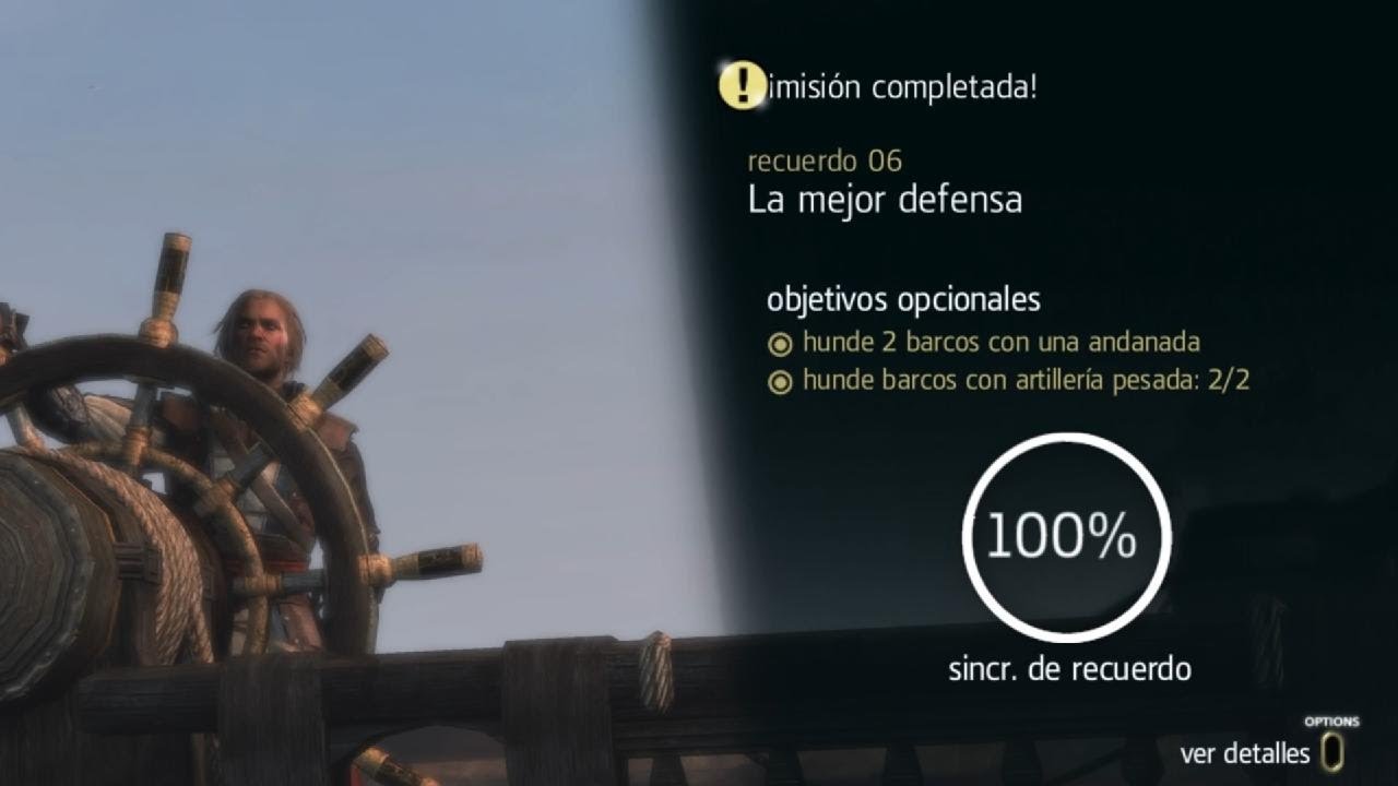 Assassin's Creed IV Black Flag | Tutorial 100% | La Mejor Defensa | Secuencia 3 Recuerdo 6