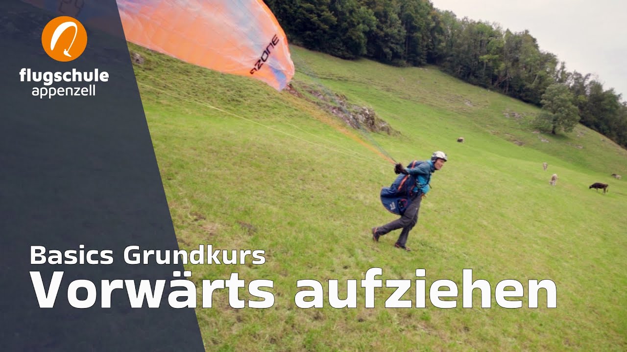 3-Phasen-Start: Vorwärts aufziehen und starten | Flugschule Appenzell