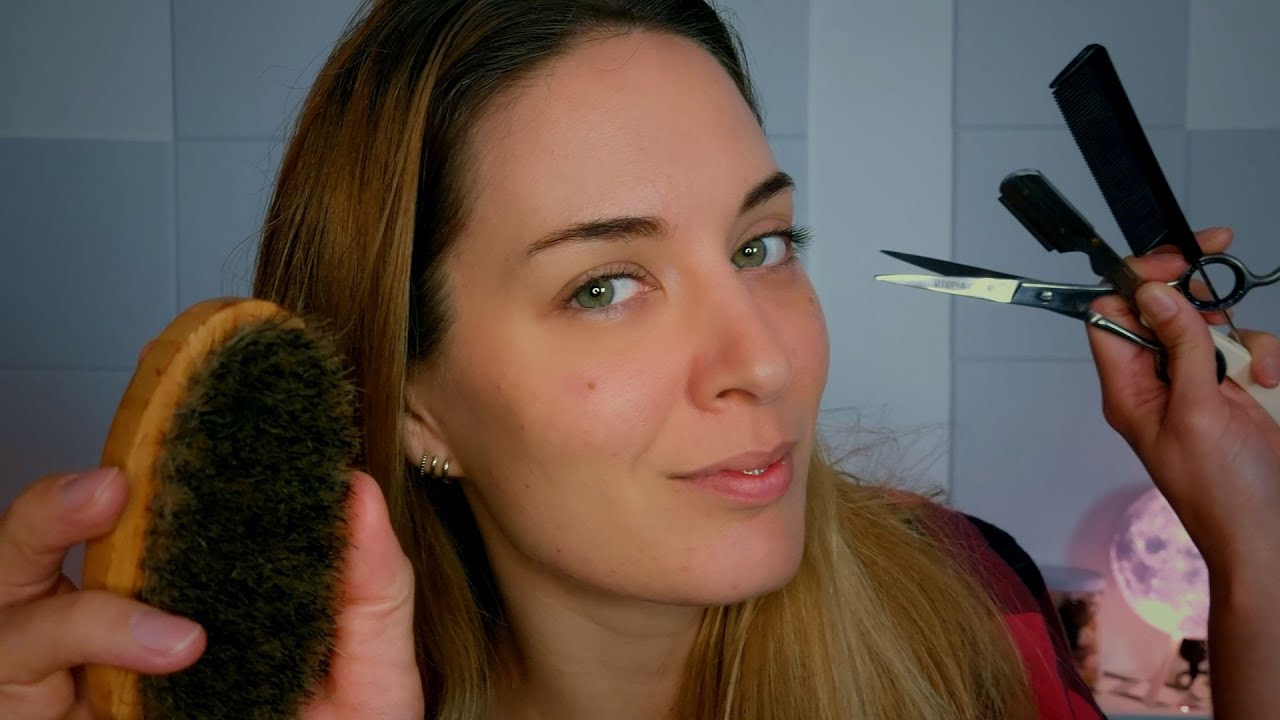 ASMR | The Most Complete Barbershop Roleplay | Beard Care | Eyebrow Plucking | Haircut