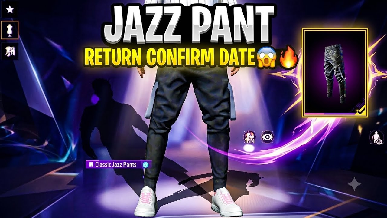 Classic Jazz Pant Return Event 🥳 | Free Fire Classic Jazz Event | Jazz Event Confirm Date
