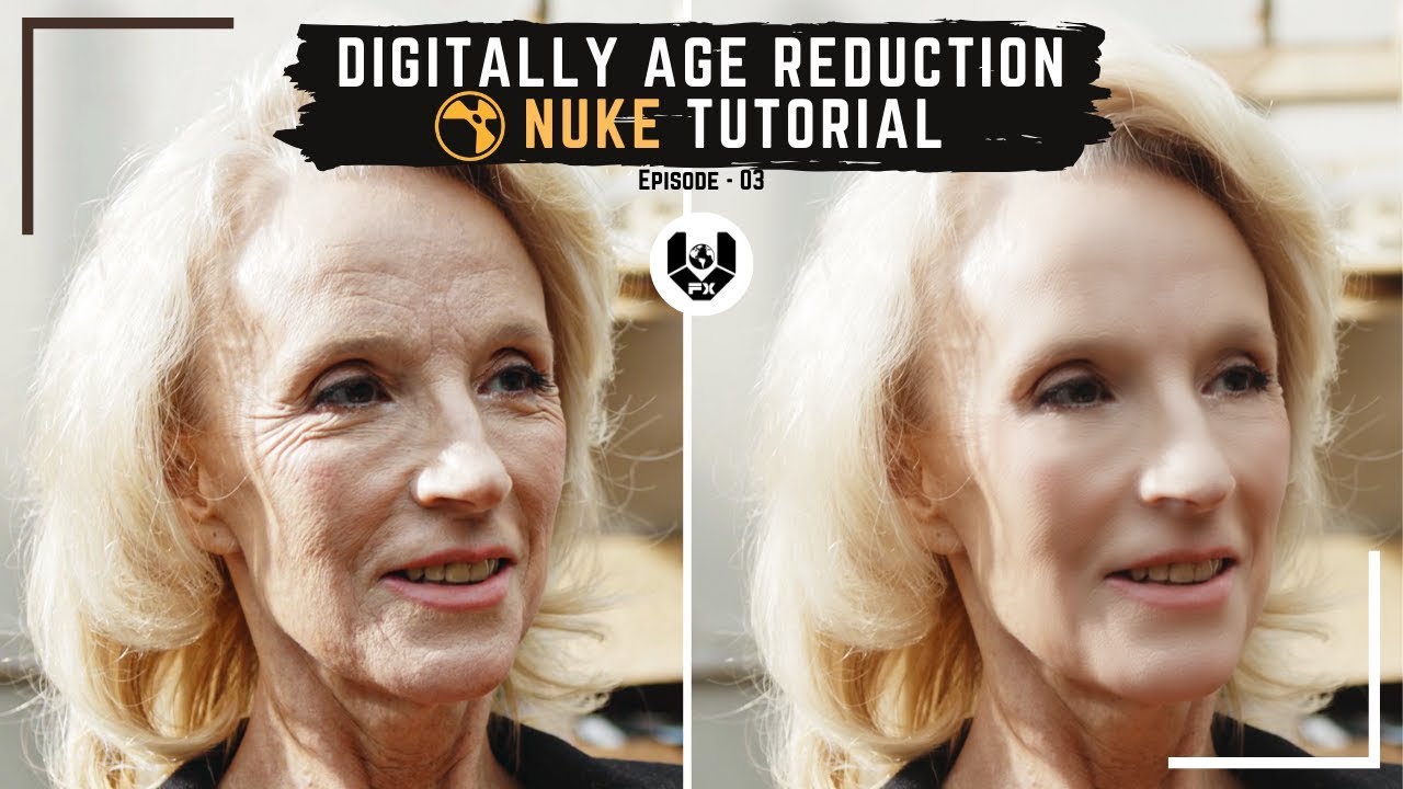 How to do Digitally Age Reduction Beauty Retouch | Nuke VFX Tutorial | Episode - 03