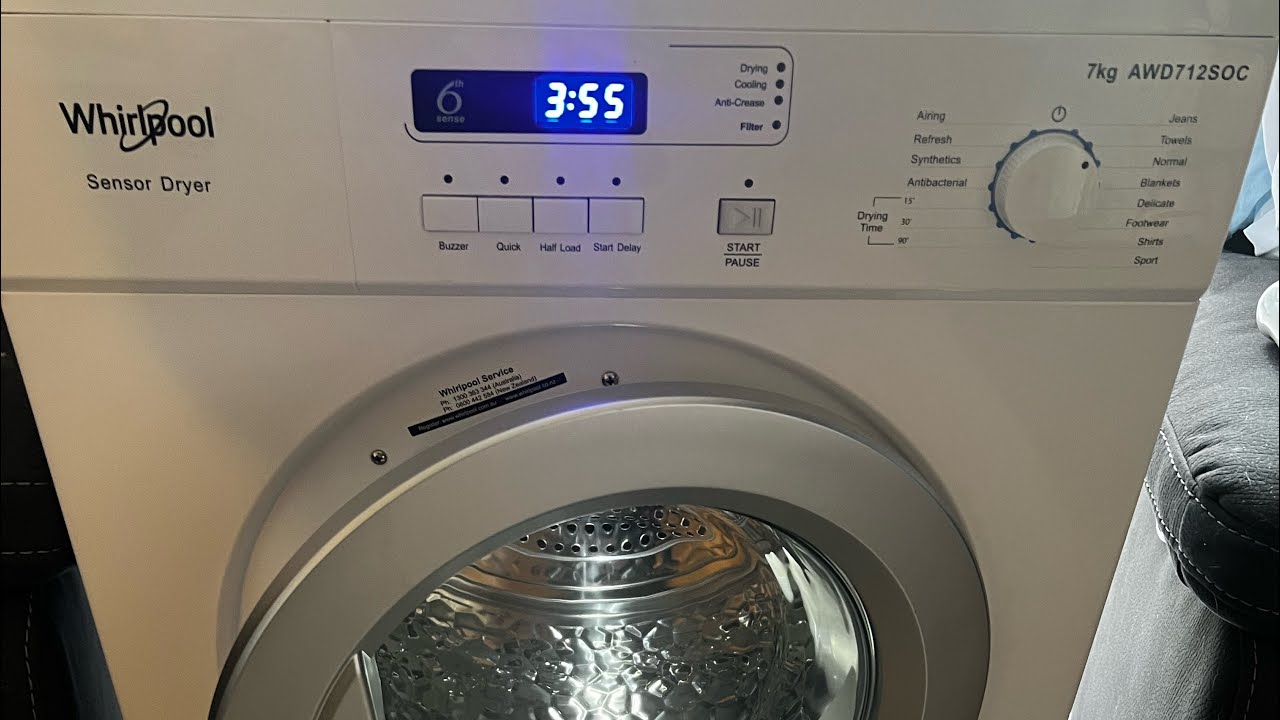 Whirlpool 7kg Vented Dryer