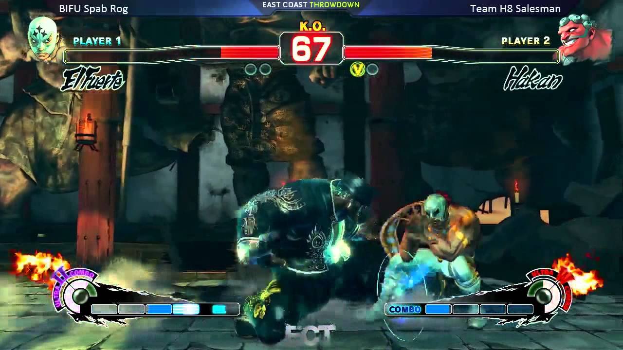USF4 Top 8 @ ECT 2015 - BIFU Spab Rog (El Fuerte) vs Salesman (Hakan) [720p/60fps]