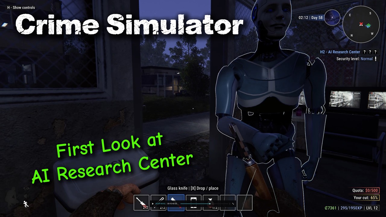 My First Look: AI Research Center - Master Difficulty #crimesimulator