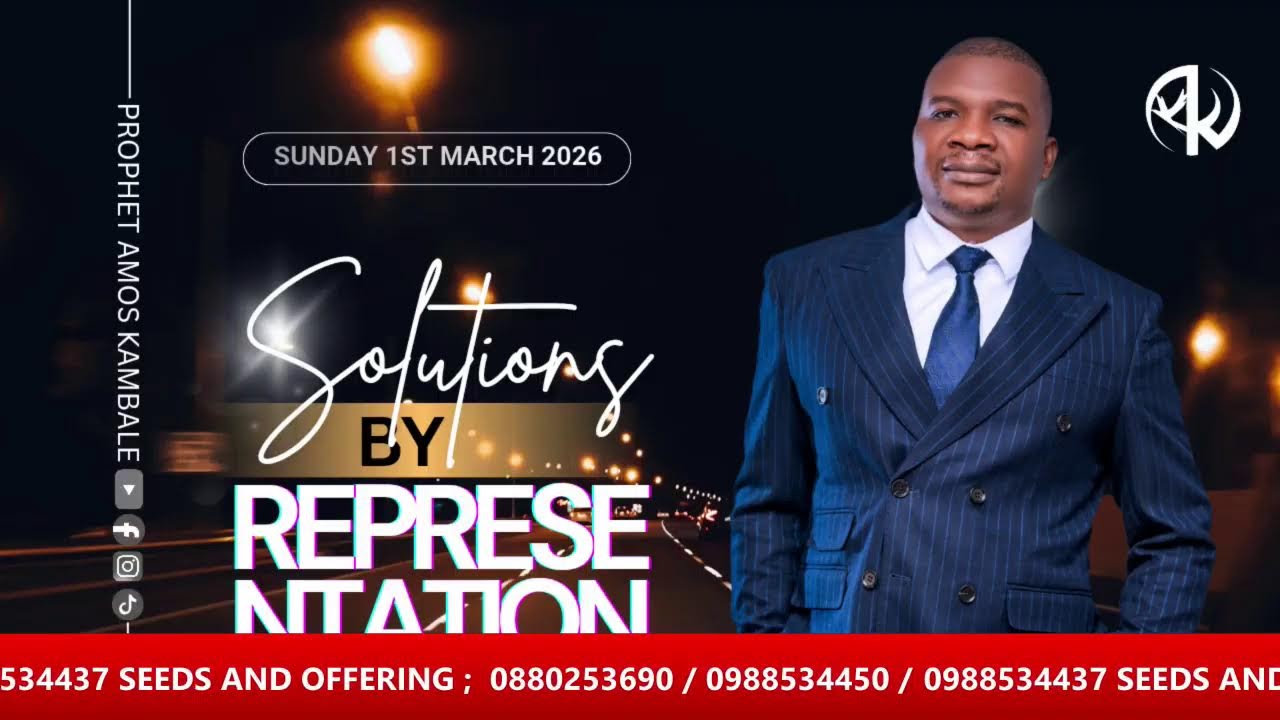 SUNDAY SERVICE WITH PROPHET AMOS KAMBALE ||01||03||2026