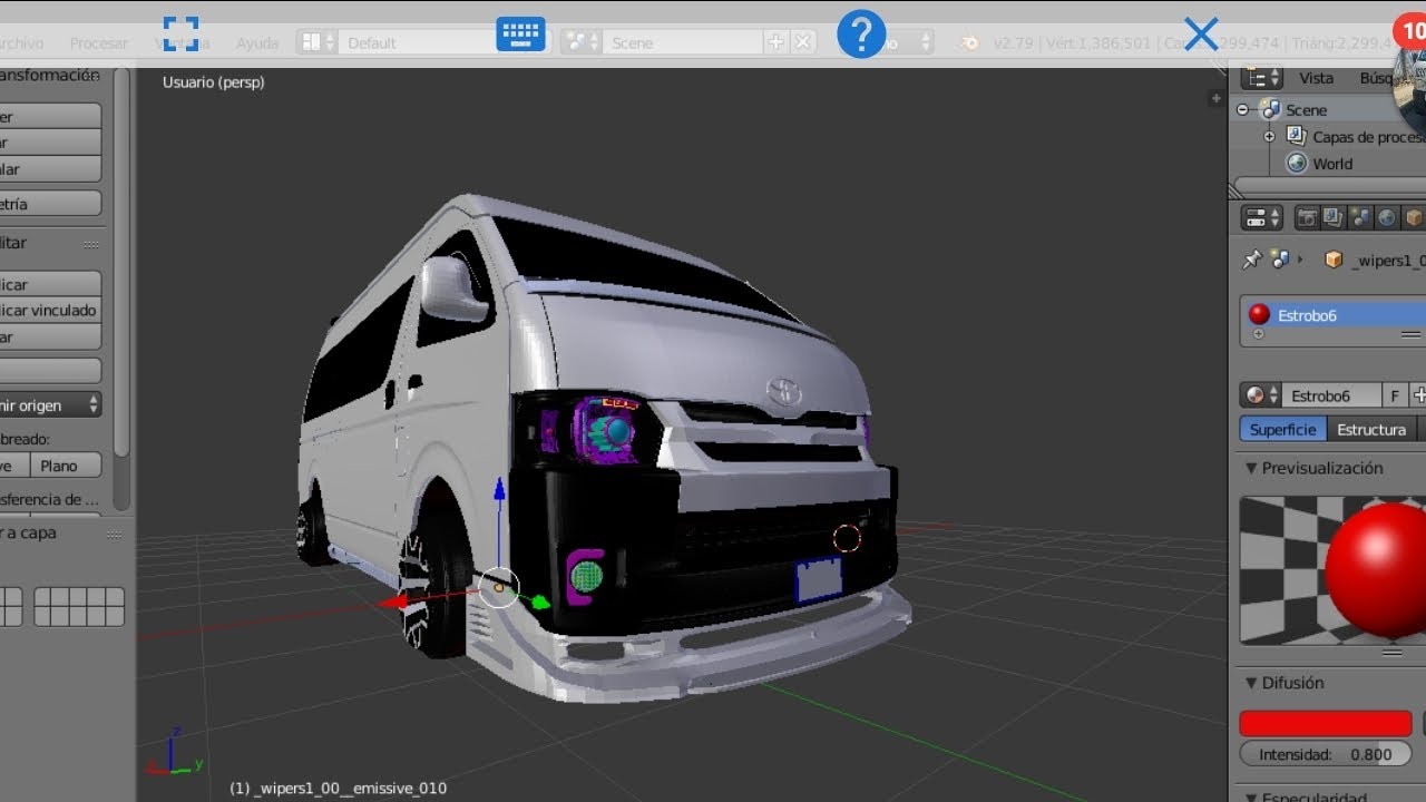 Como texturizar😵‍💫 piezas en blender fácil sigue  los paso 🥶para proton bus simulator 2020