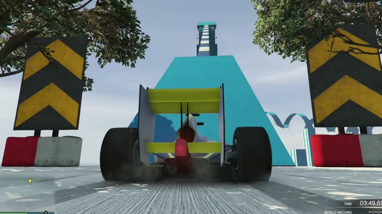 GTA5!!!! Online F1 Supar Fast Car Parkour !!!