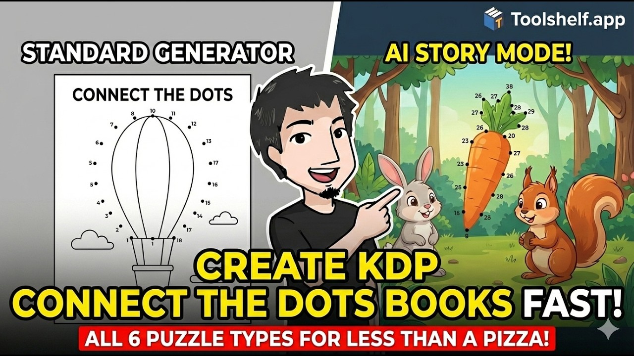 Create KDP Connect the Dots Books Fast: Shogun Pro Generator (Manaka Royalty Upgrade)