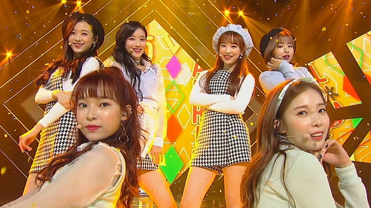 APRIL (April) - Oh! my mistake @ popular Inkigayo 20181111