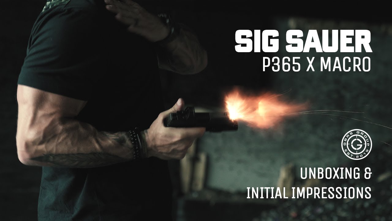 SIG SAUER P365 XMACRO Unboxing & Initial Impressions