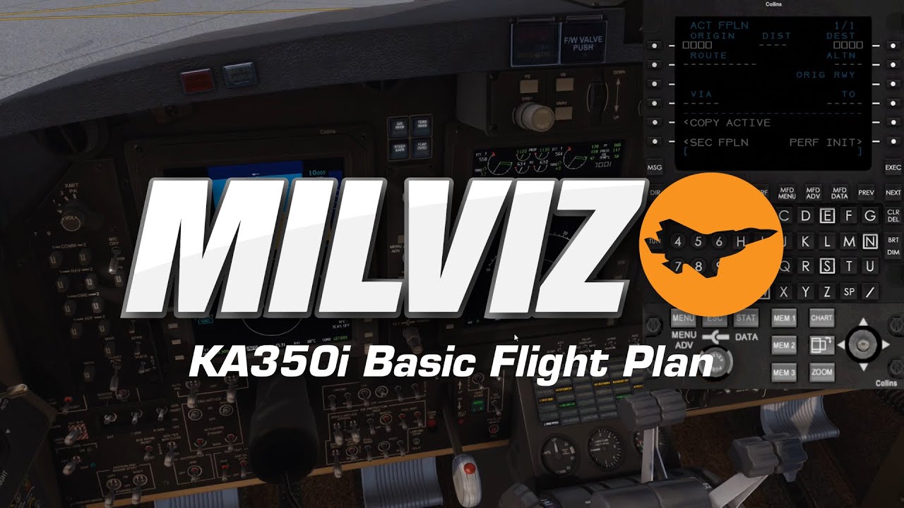 MilViz KA350i Basic Flight Plan