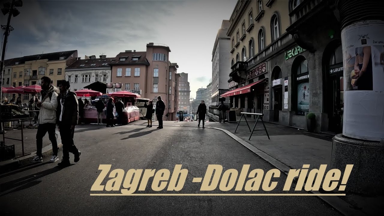 Zagreb DOLAC walking tour on scooter  FPV #xiaomi  #walktour #electricscooter