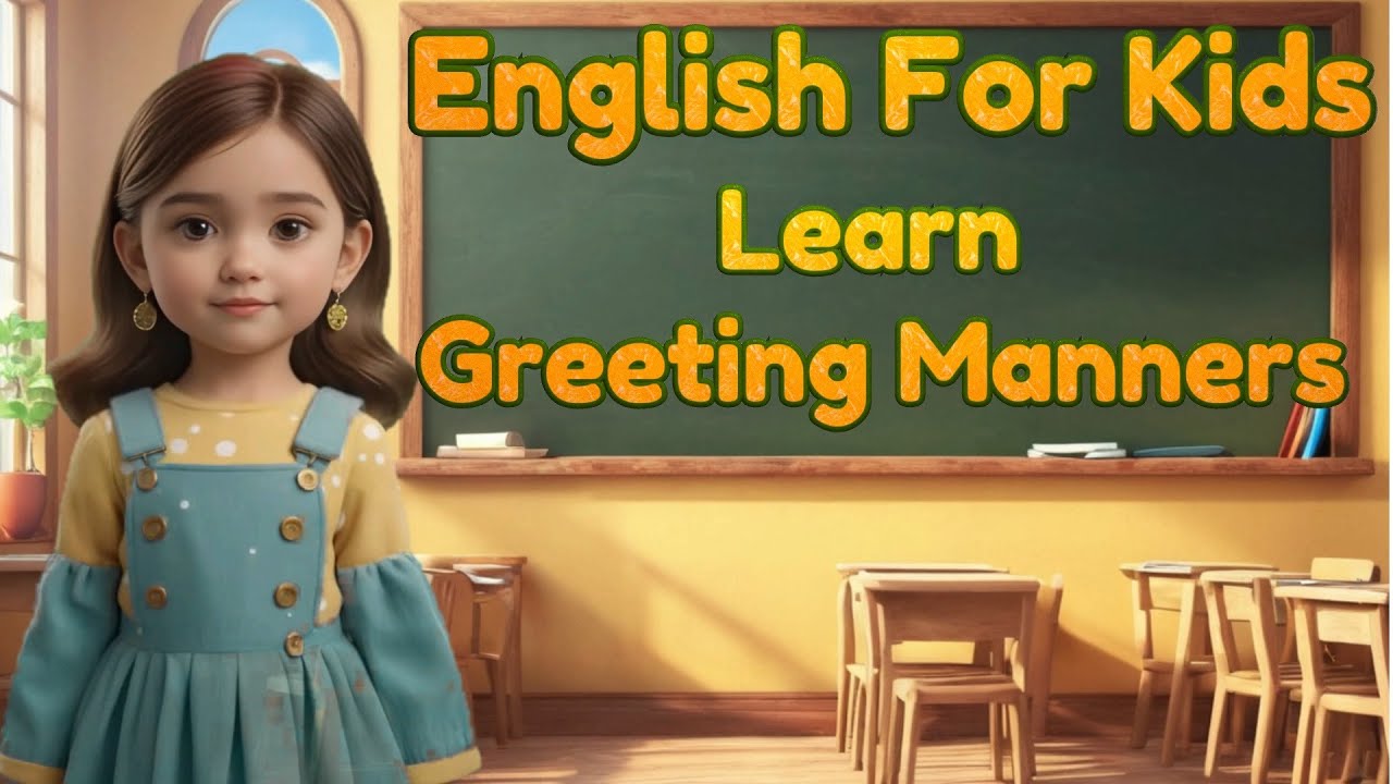 Learn Good Greeting Manners for Kids | Little Marvels  #nursery #rhymes #english #kidslearning #kids