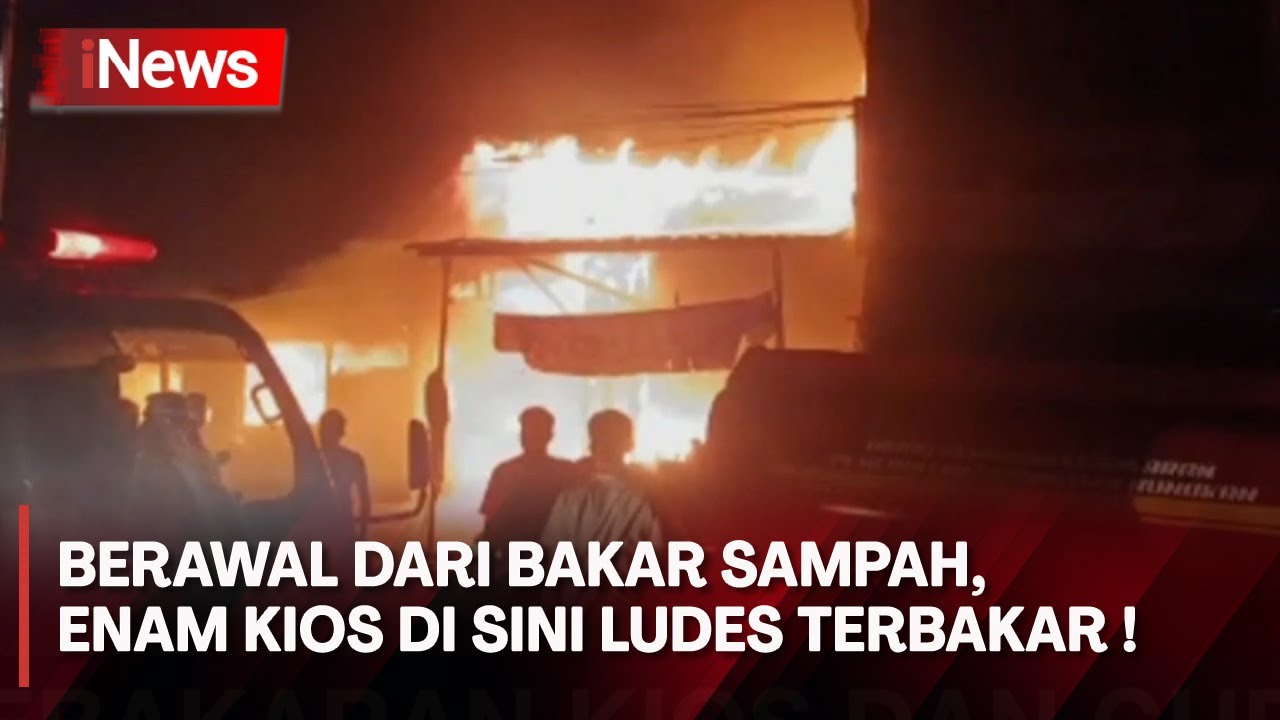 Kebakaran Melelap Enam Kios dan Empat Gudang di Nunukan, Kalimantan Utara