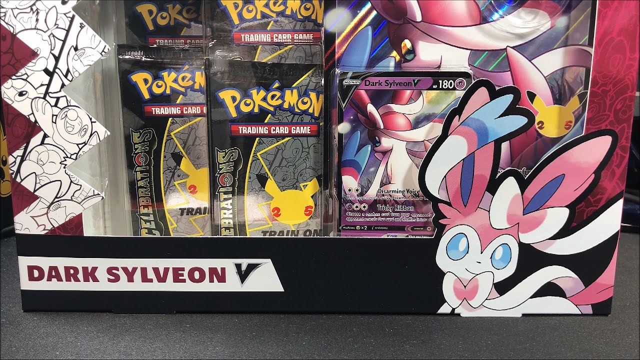 Pokemon Dark Sylveon Celebrations Collection Box Opening
