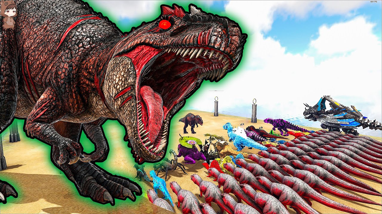 Apex Giga from Extinction Core VS Mod DInosaurs | ARK Mod Battle Ep.361