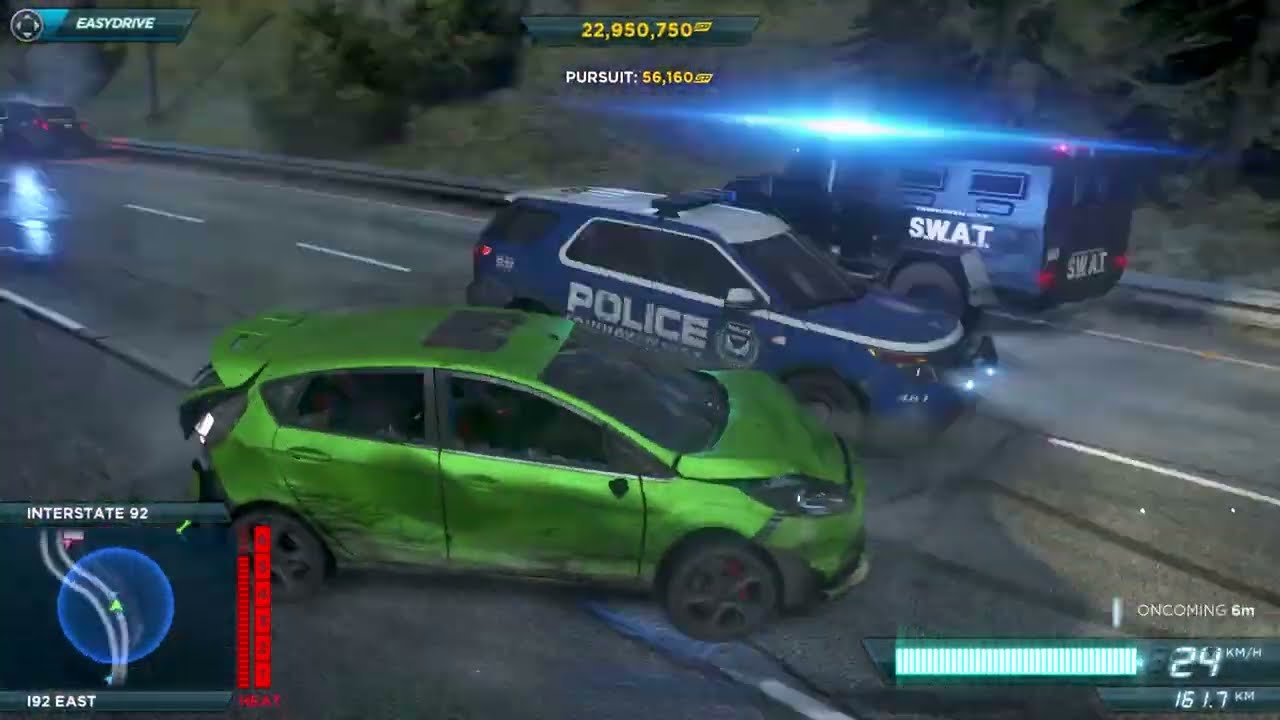 Ford Fiesta Police Chase | NFS Most Wanted | Rahul is a Gamer