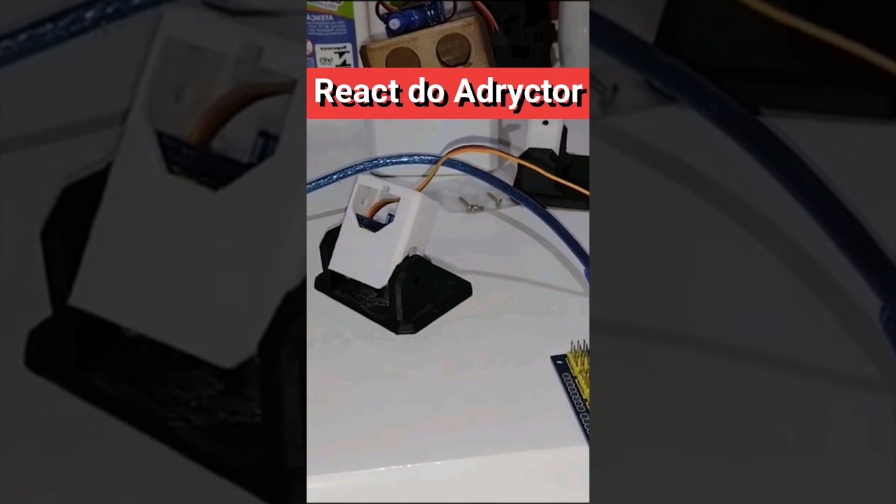 Rob&oacute;tica e Impress&atilde;o 3D React do Adryctor
