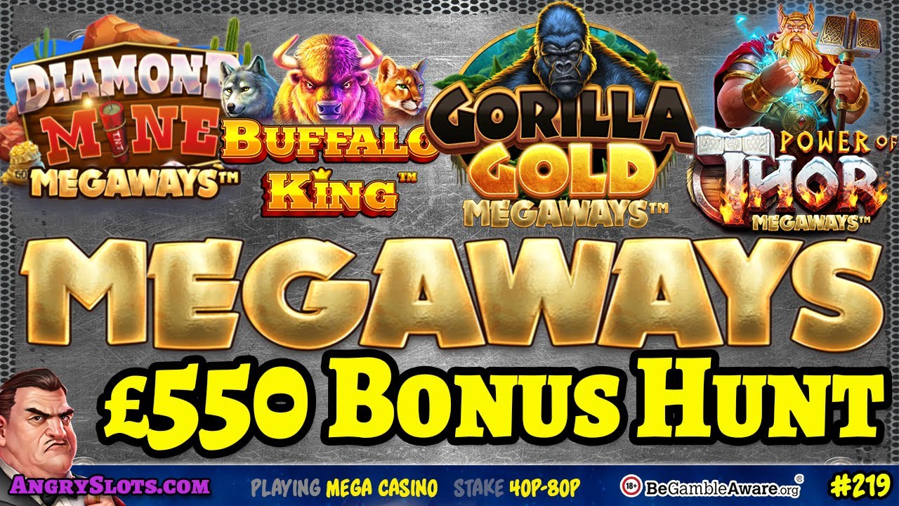 £550 MEGAWAYS BONUS HUNT - Bonanza, Gorilla Gold Megaways, Tyrant King Megaways & more.