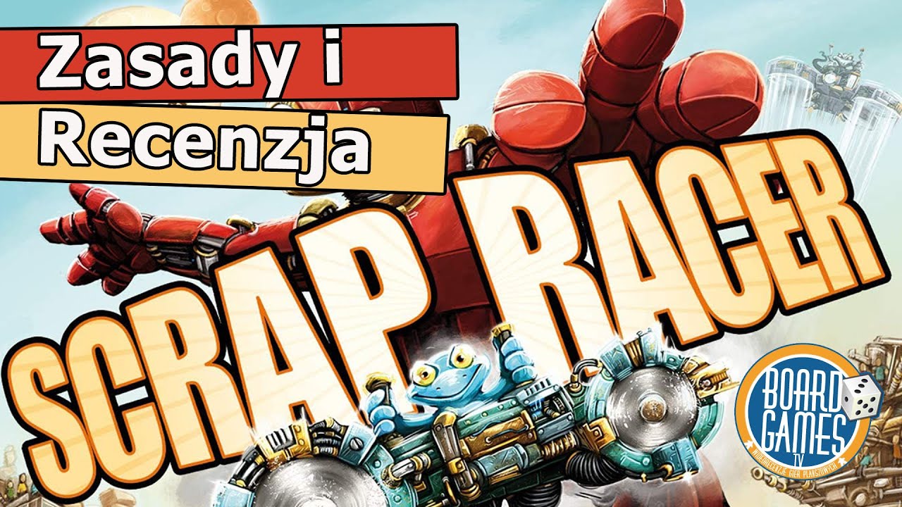 SCRAP RACER - gra planszowa | recenzja | zasady Queen Games