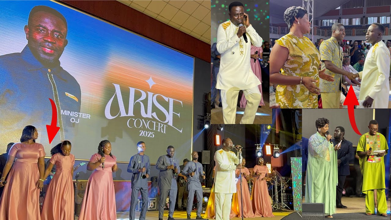 Minister OJ full performance at Arise Concert will make you cry 😭🔥this is electrifying with Moses OK