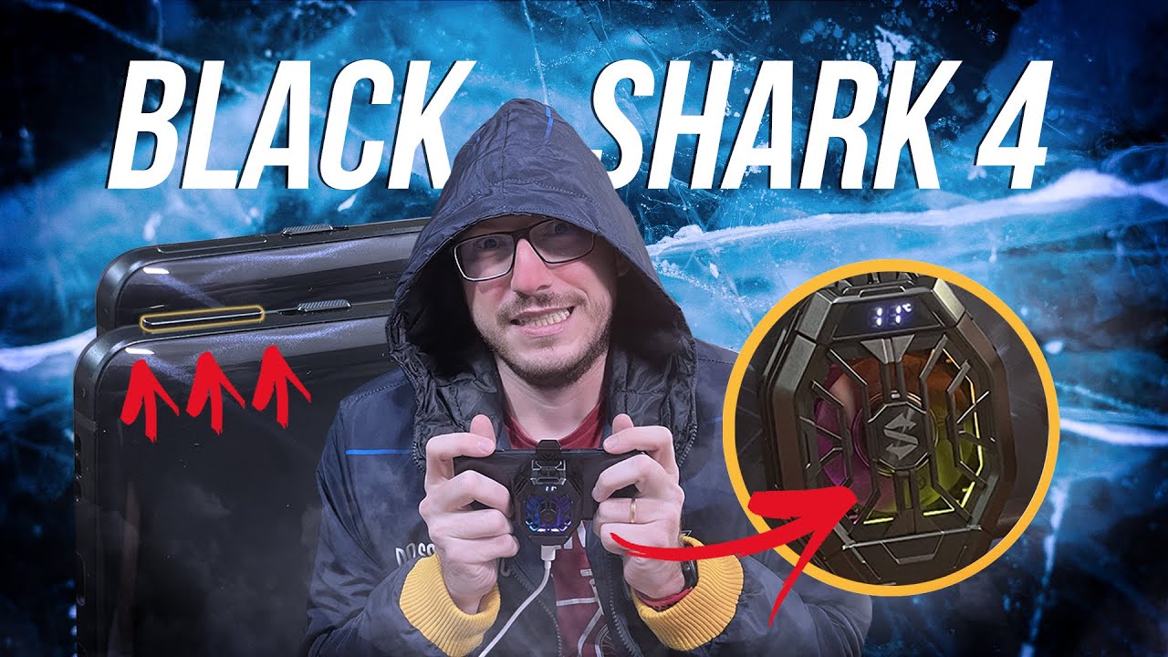 Black Shark 4: smartphone gamer com BOTÕES RETRÁTEIS e RESFRIAMENTO ATIVO!