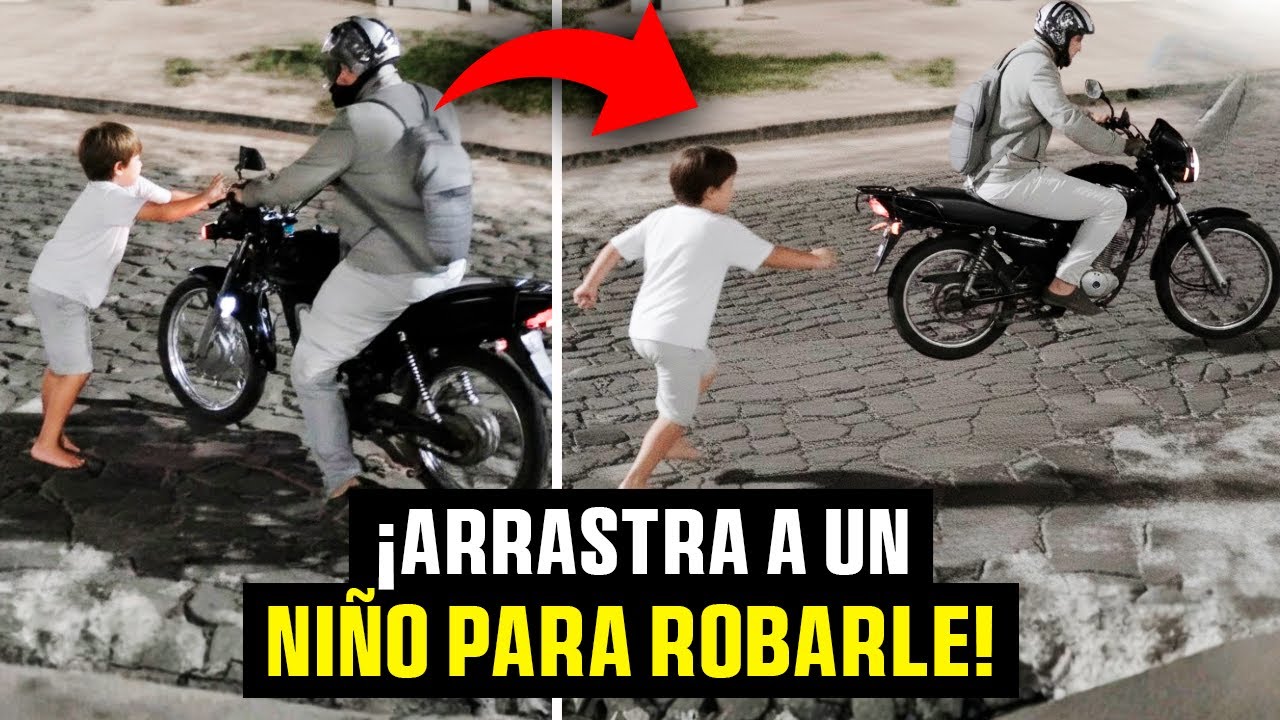 ¡ÚLTIMA HORA!: NIÑO de 8 AÑOS ENFRENTA al MOTOCHORRO y lo OBLIGA a SOLTAR LOS CELULARES
