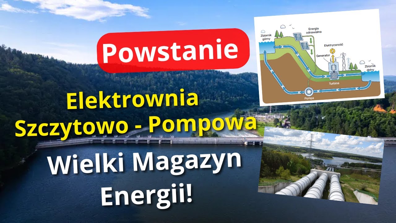 Powstanie Nowa Elektrownia Szczytowo - Pompowa w Polsce! Elektrownia Rożn&oacute;w II - Magazyn Energii!