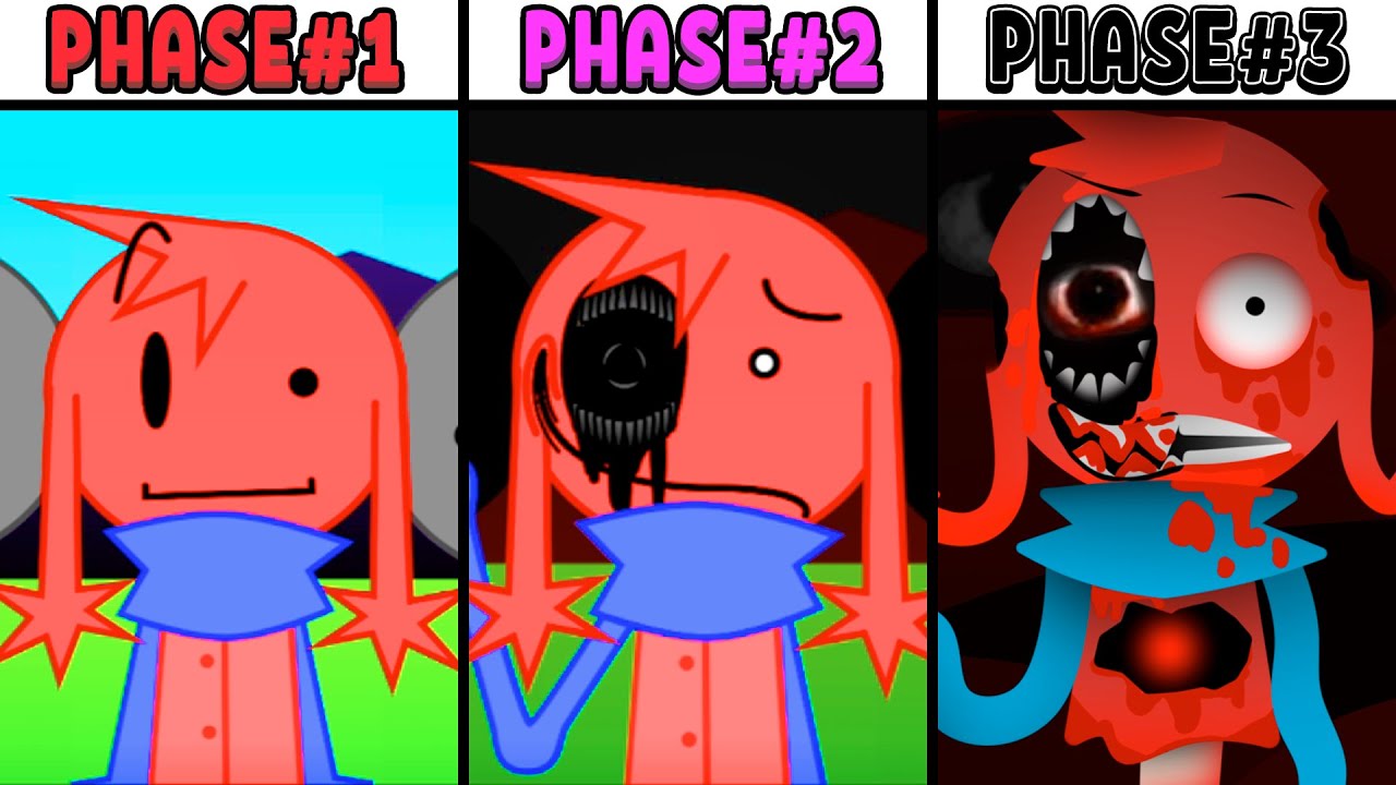 All Phases in Incredibox Sprunkr: Phase 1 VS Phase 2 VS Phase 3