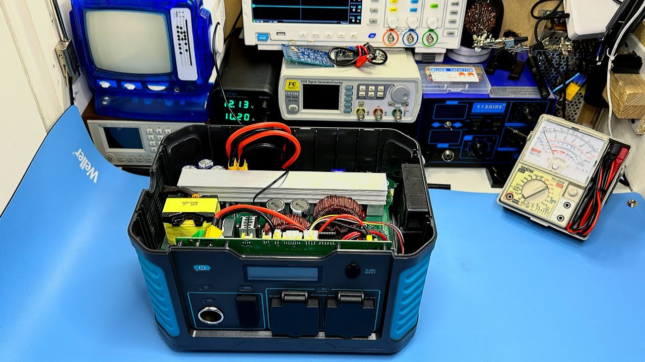 инвертор 220v ac 2000w лучшая портативная электростанция, RS1000