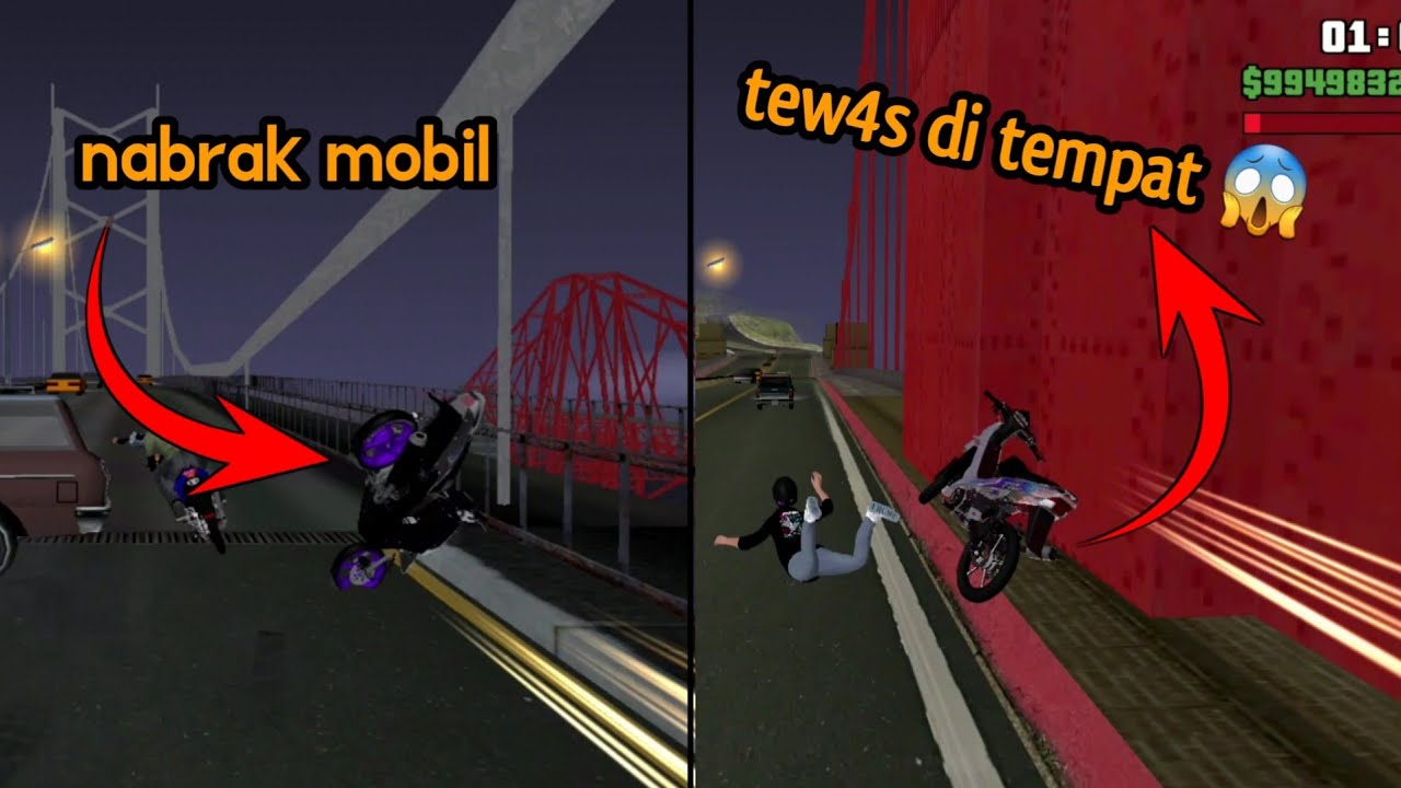 KUMPULAN BALAP LIAR JATUH HINGGA TEW4S DI TEMPAT | GTA SA