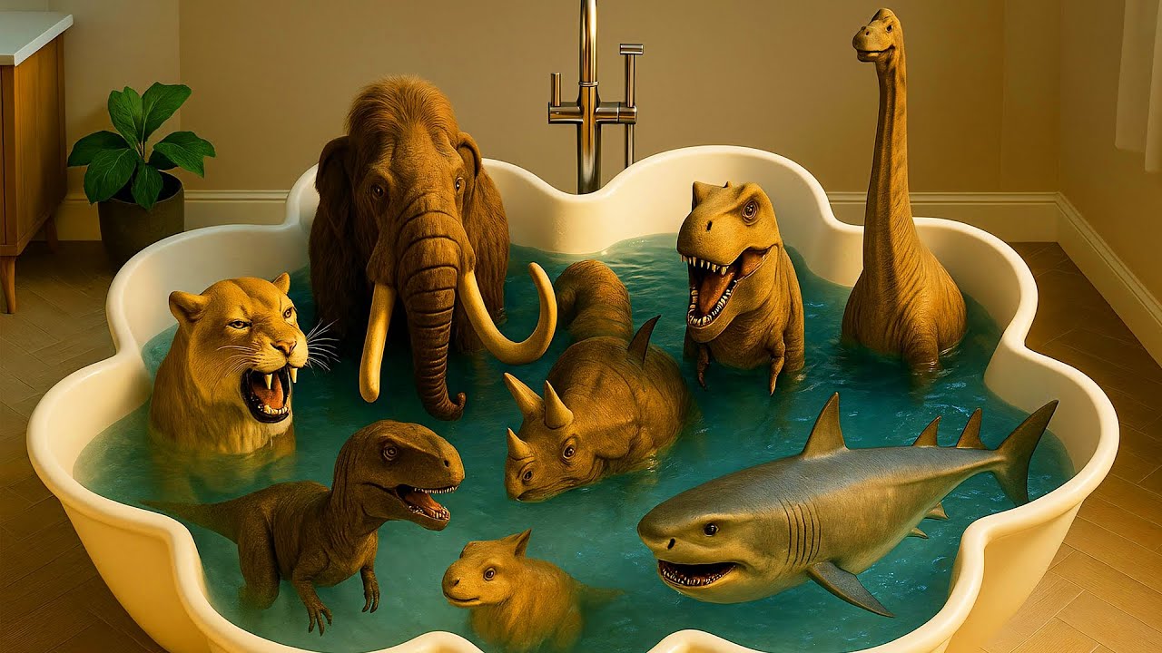 Kids Learn | Prehistoric Animals with Toys | Prehistoric Animals Names & Facts | Preschool Learn