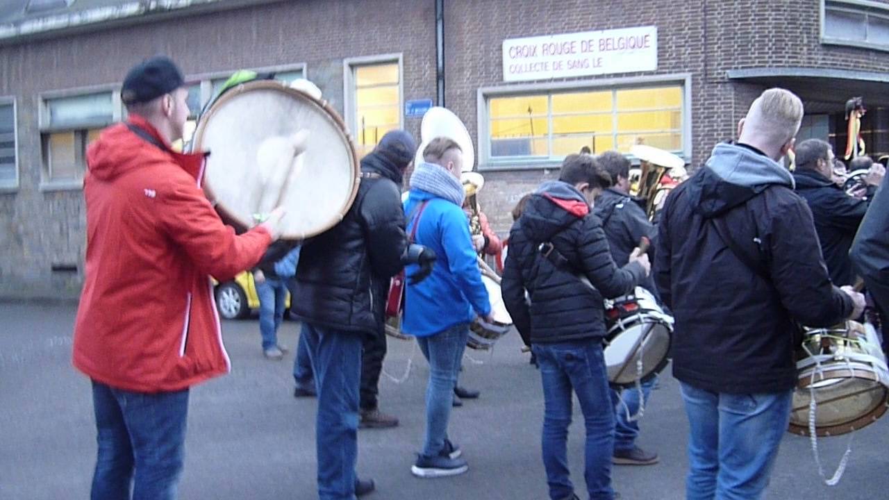 Les volontaires, batterie Andre christophe, Soumonce général, forchies la marche