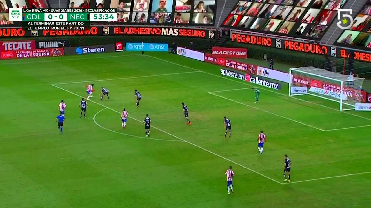 Gol de J. Angulo | Chivas 1 - 0 Necaxa | Liga MX - Guardianes 2020 - Reclasficiaci&oacute;n  | LIGA BBVA MX