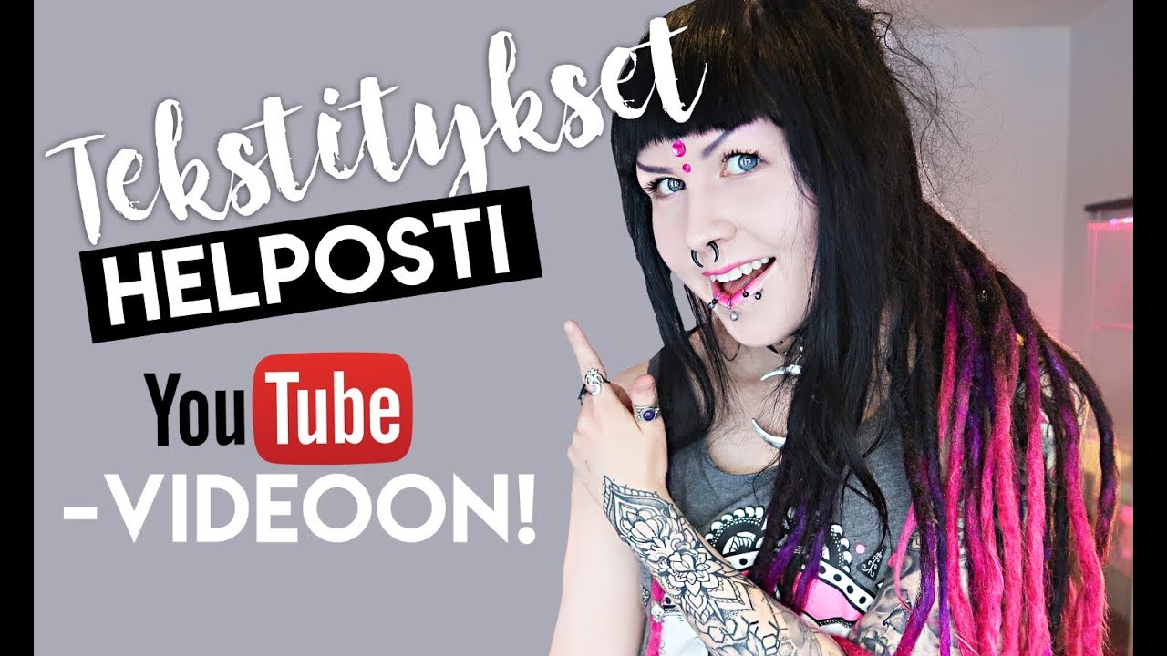 Tekstityksen lisääminen YouTube-videoon?  - Helppo tapa vaihe vaiheelta