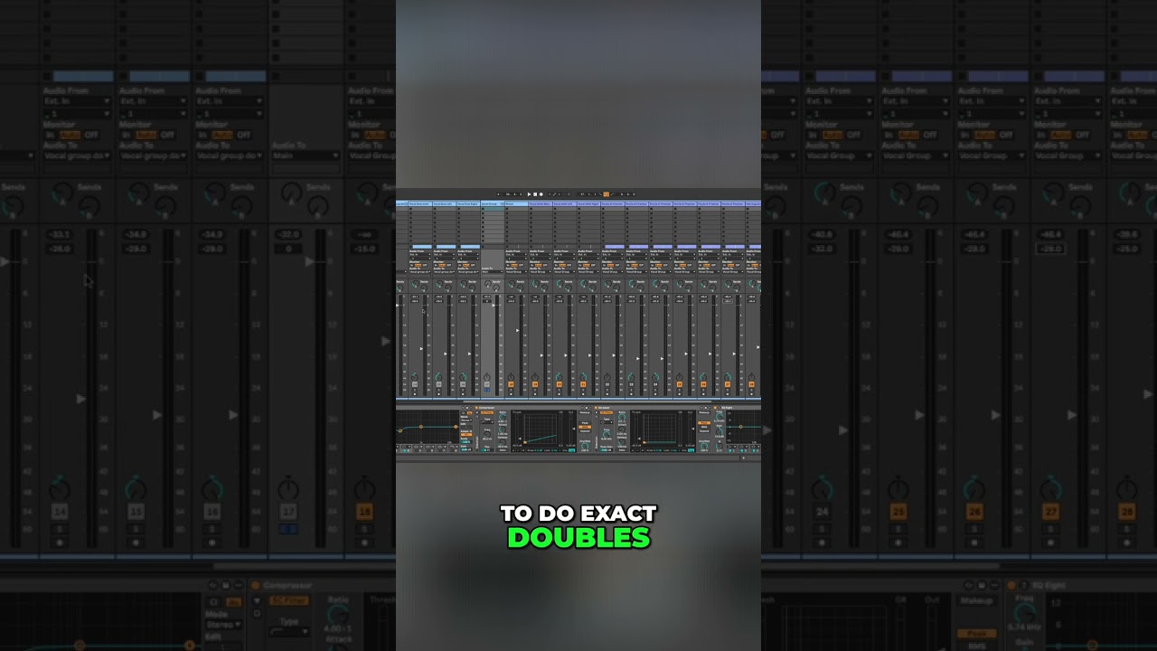 Get a HUGE Vocal Sound: Simple Studio Trick! #shorts
