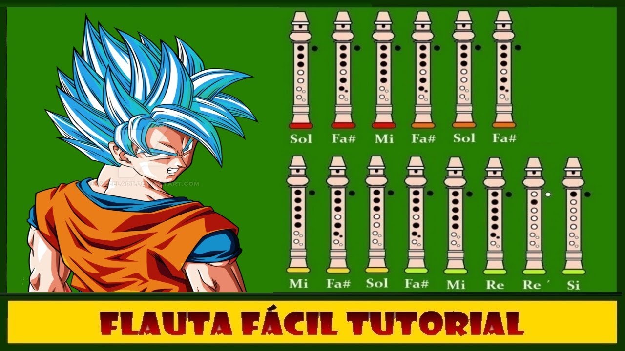 5 Canciones de Dragon Ball Super en Flauta Dulce 