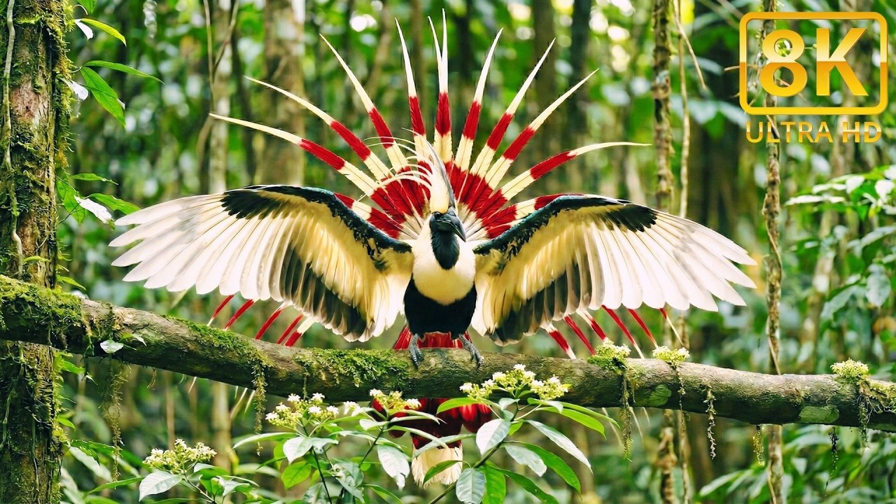 🕊️ The Brightly Colored Birds of Brazil 🌈 Calming Nature Sounds | Stress Relief | 4K ASMR