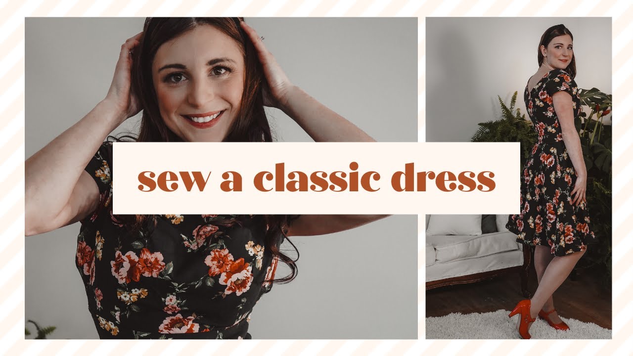 How to Sew a Classic Dress with the New Look 6447  Beginner Sew Along